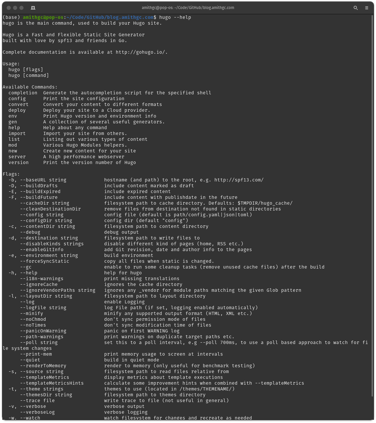 Build a site With Hugo and Deploy to Firebase Amith GC's Blog