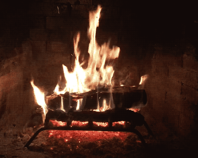 Download Roaring Fireplace Gif PNG & GIF BASE