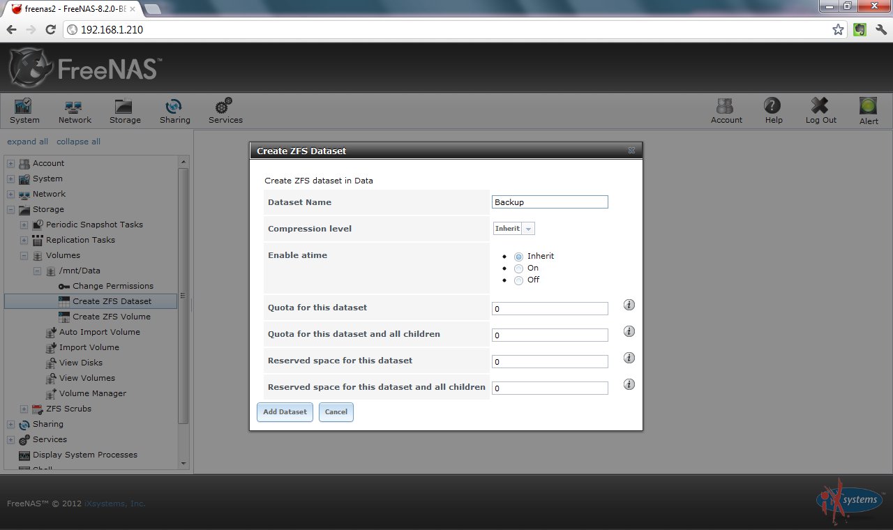 FreeNAS Setting up ZFS Angel's Place