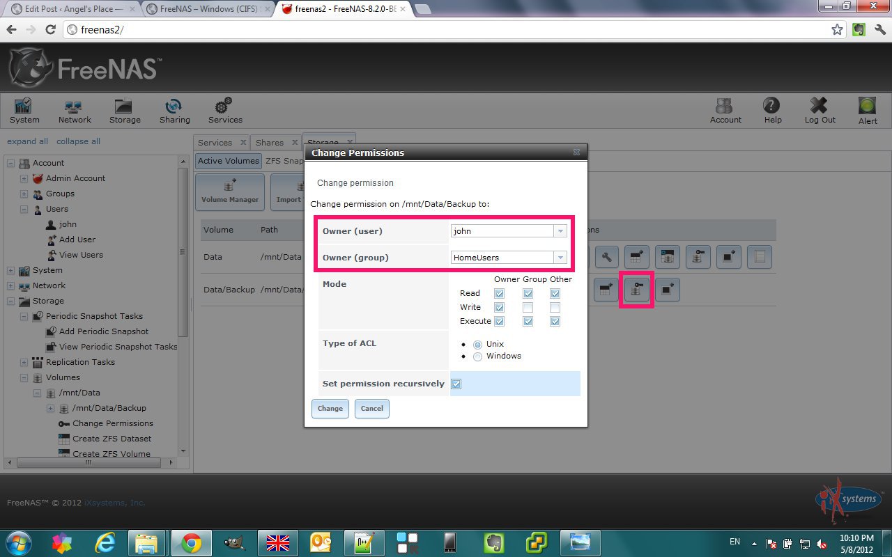 FreeNAS Setting up ZFS Angel's Place