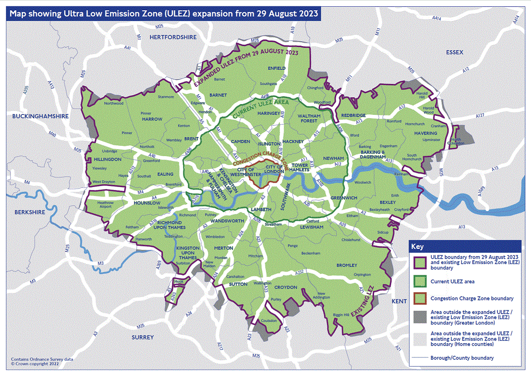 Ultra Low Emission Zone Map Sexiz Pix