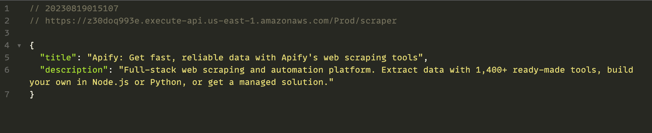 Serverless web scraping with TypeScript and AWS Lambda