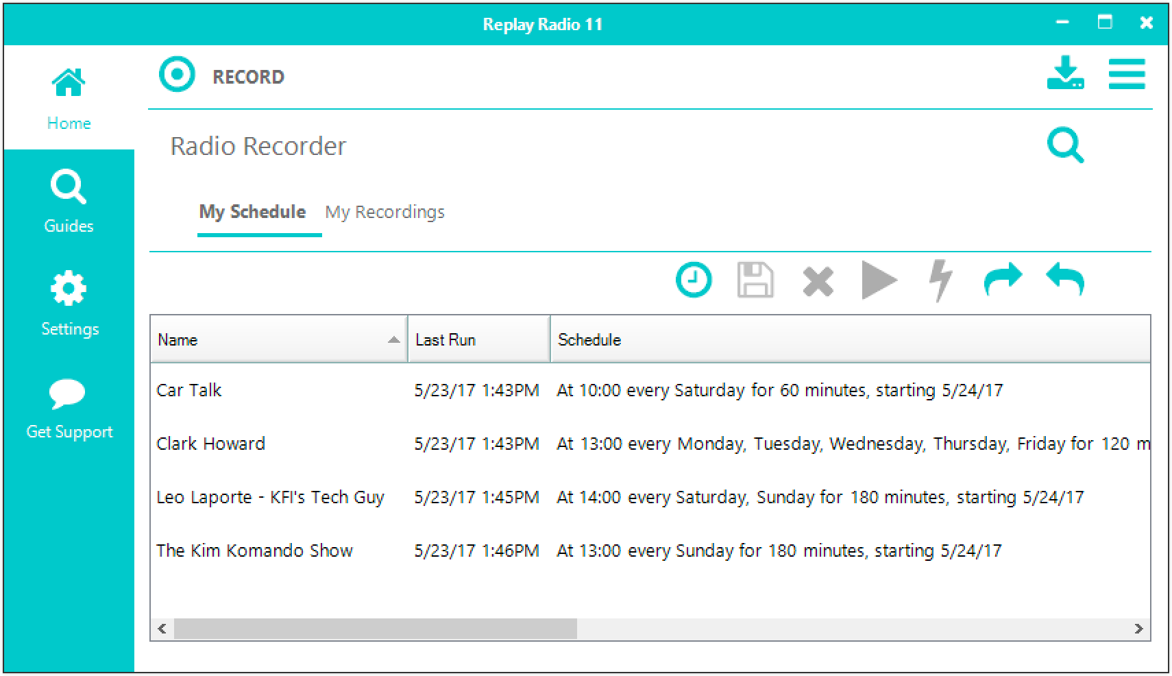 Applian User Experience Recording the Best Online Radio Shows