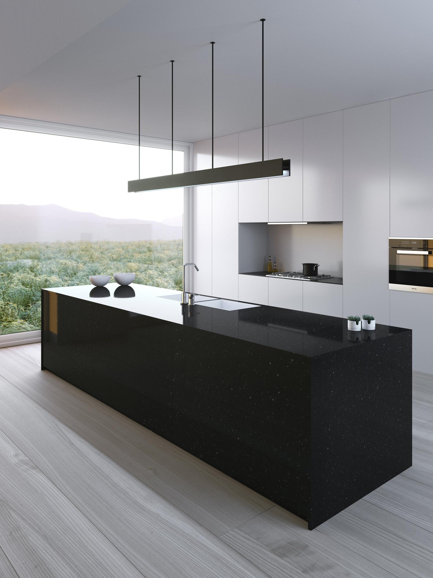 Silestone Spectacular Black Countertops by Cosentino Architizer Journal