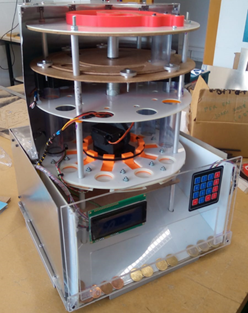 SmartCash can sort and give out change Arduino Blog