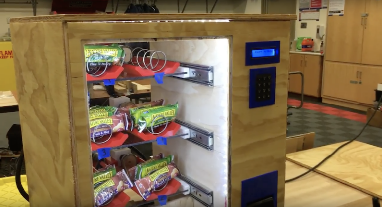 These high school students built their own vending machine Arduino Blog