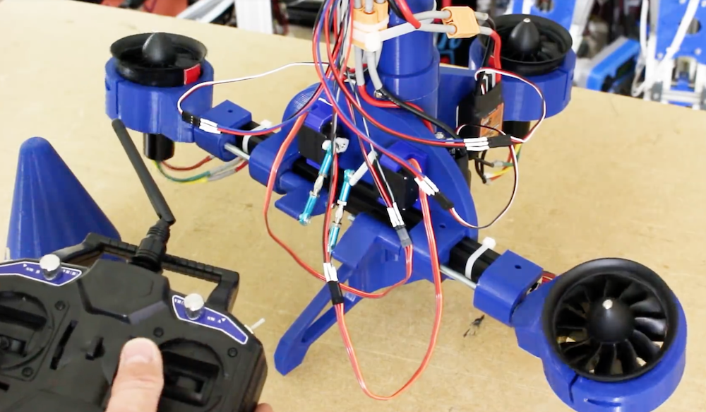 Arduino Blog » Electricpowered fan rocket takes off and lands