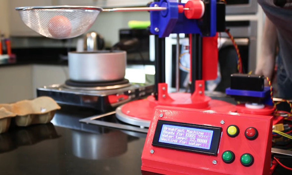 This robot is eggsactly what you need to cook breakfast Arduino Blog