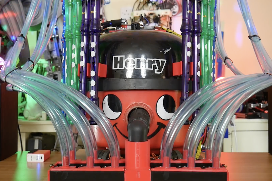 Vacuum cleaner turned into unique MIDI instrument Arduino Blog