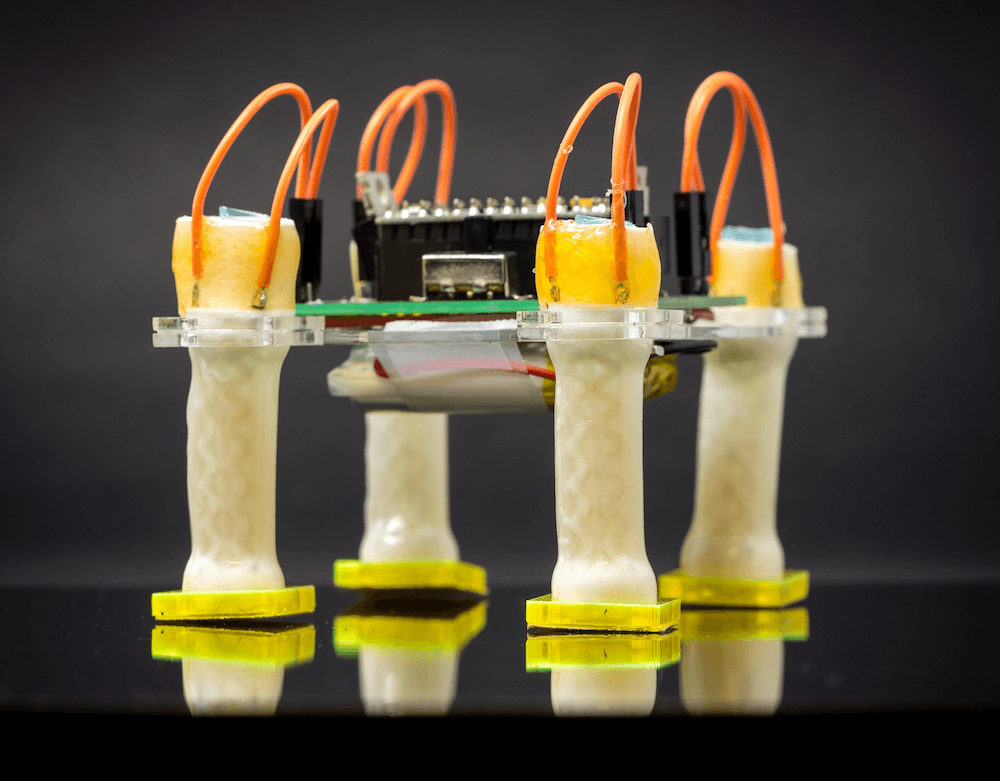 UCSD engineers developed electricallycontrolled soft robot actuators