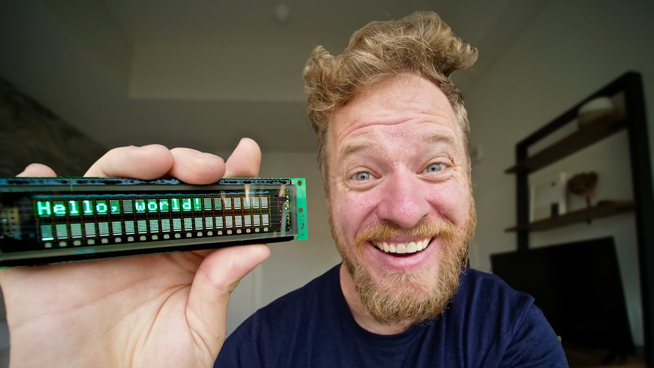 Vintage vacuum fluorescent display controlled with Arduino Due