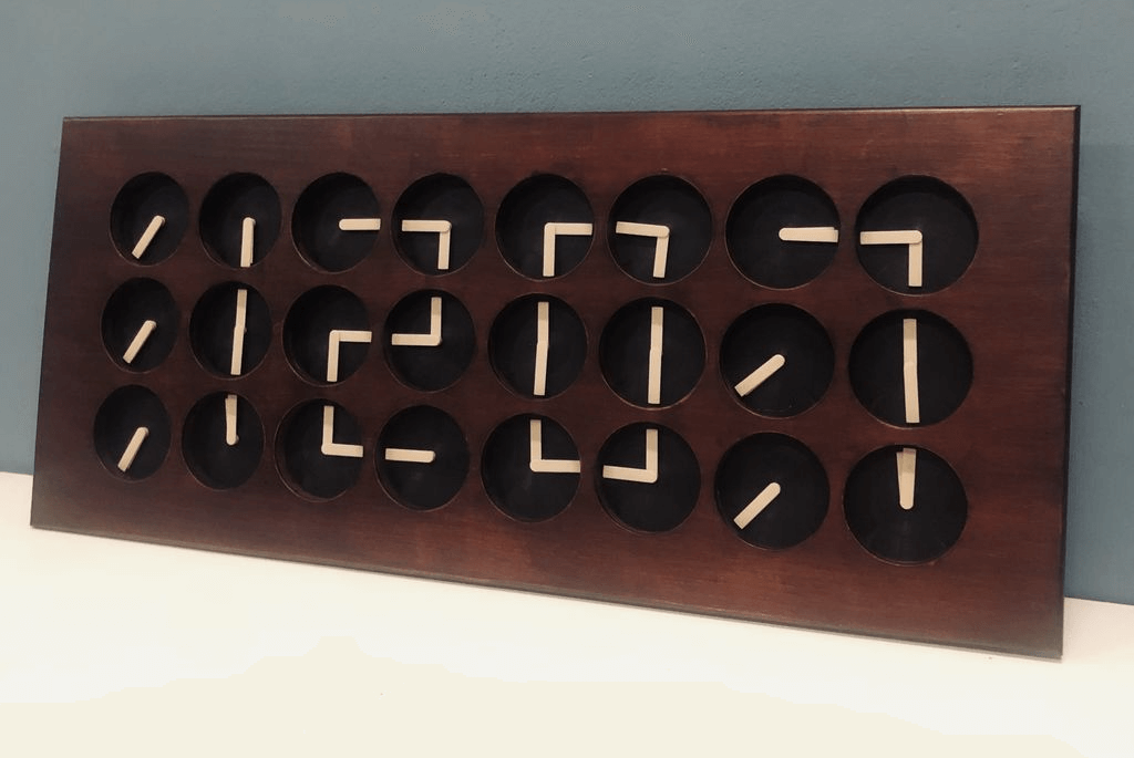 Create a digital clock out of 24 analog clocks Arduino Blog