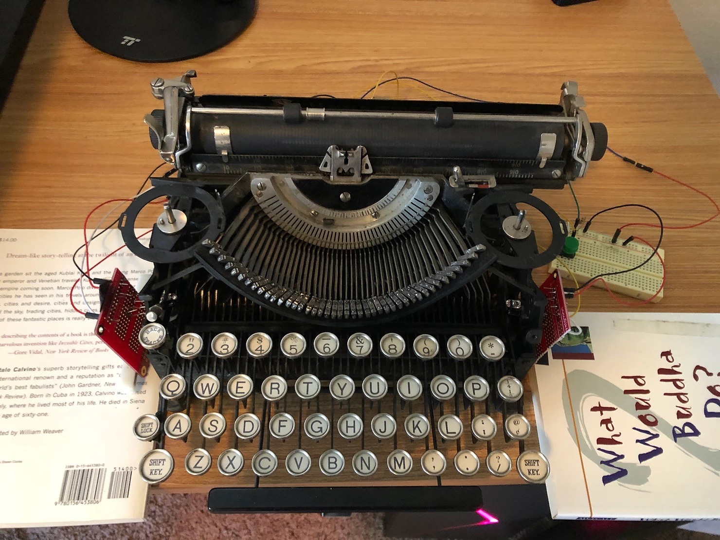 Typewriter turned into mechanical keyboard for gaming Arduino Blog