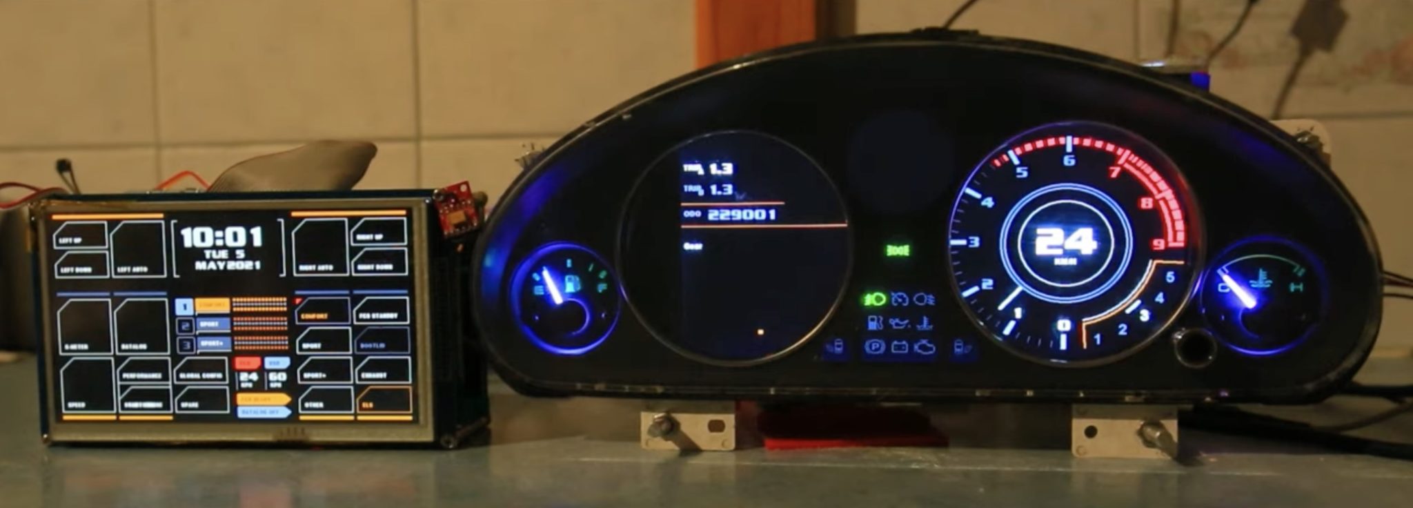 Mazda Miata gets Arduino dashboard upgrade Arduino Blog