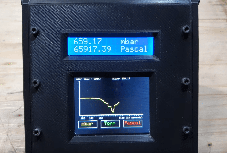 arduino vacuum meter