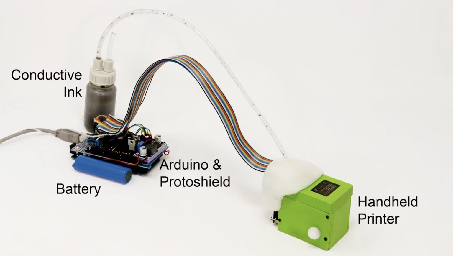 This clever conductive ink printer lets anyone sketch a circuit with