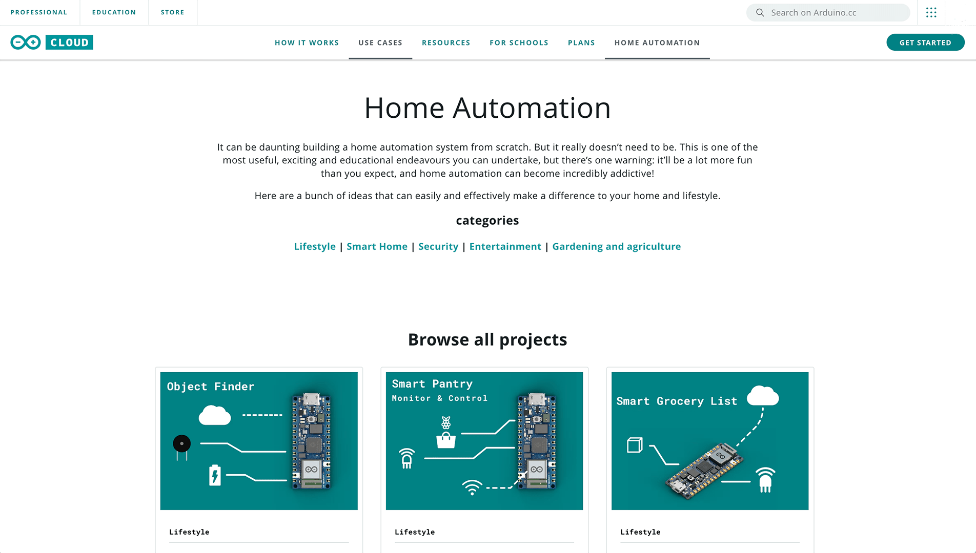 40+ ideas for your next home automation project with Arduino Cloud