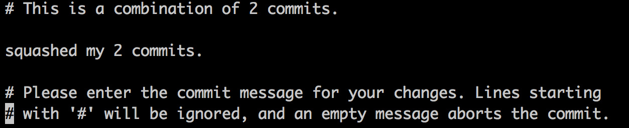 Squash! your git commits. & Only on the can a person be lonely