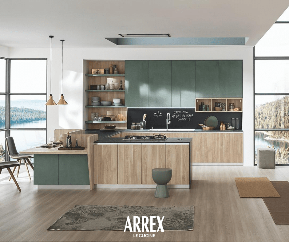Il ritorno del verde in cucina ‹ Arrex Le Cucine Blog