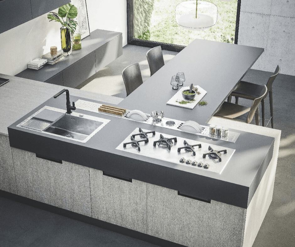 Penisola+piano snack una soluzione che piace a tutti ‹ Arrex Le Cucine