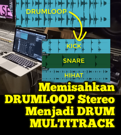 memisahkan drumloop