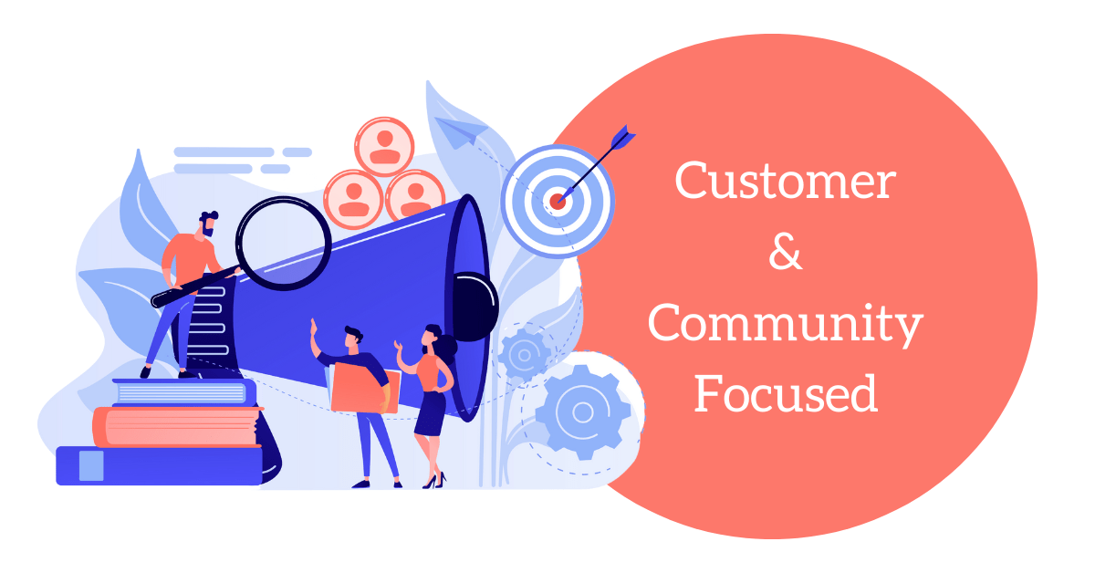 Community and customer focused Asort Core Value