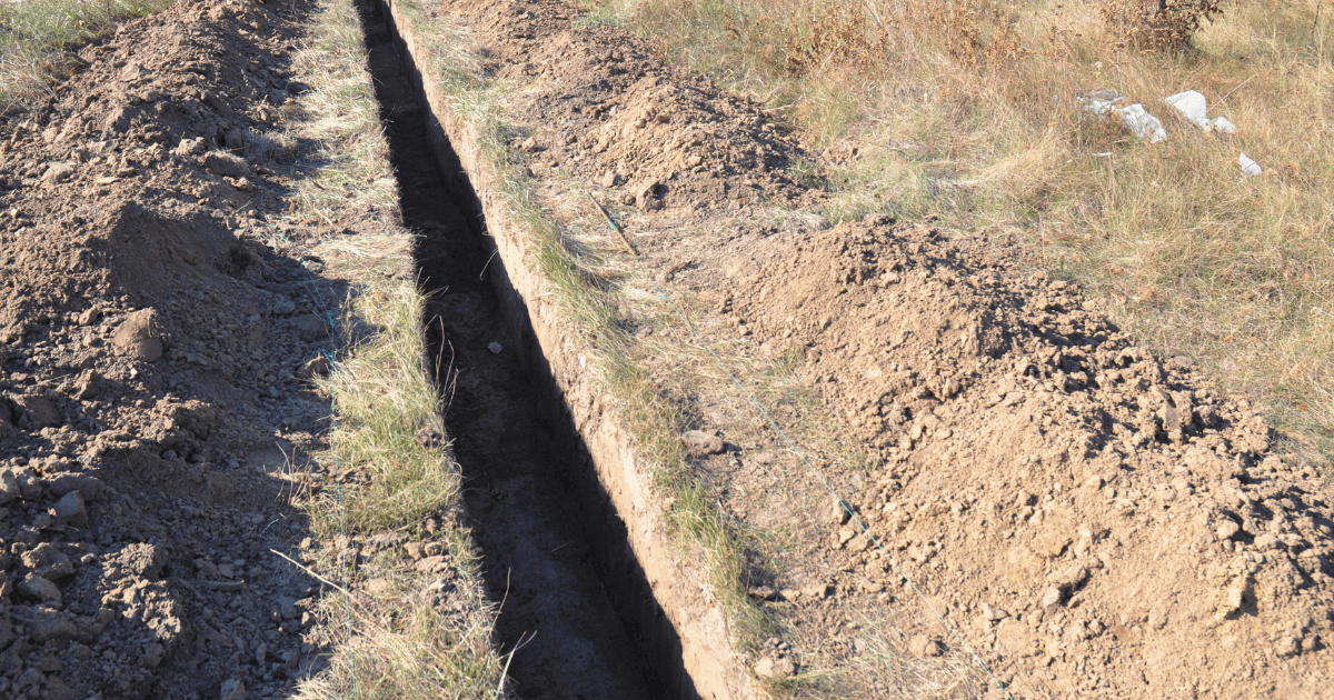 The Truth about Digging a Trench to Drain Water Aspire Construction