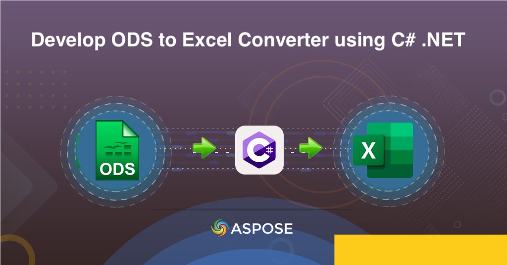 Converti ODS in Excel (XLS, XLSX) in C da ODS a XLS