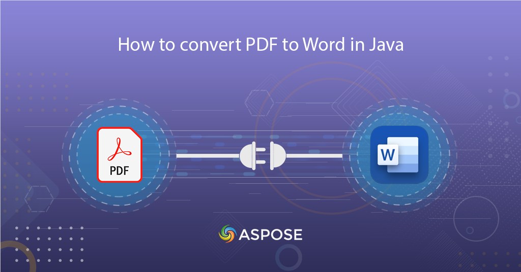 Convert PDF to Word in Java PDF to DOC PDF to Word online