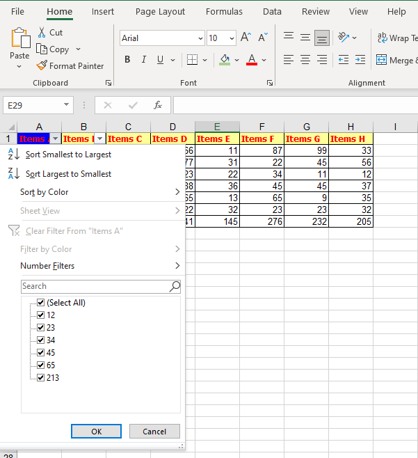 Add or Remove AutoFilter in Excel XLS in C++