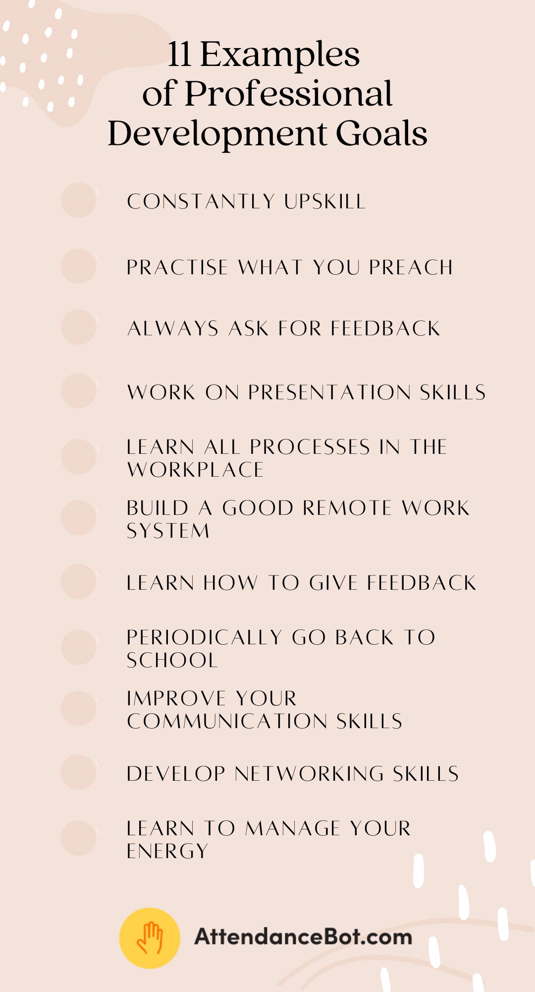 13 Examples of Professional Development Goals | AttendanceBot