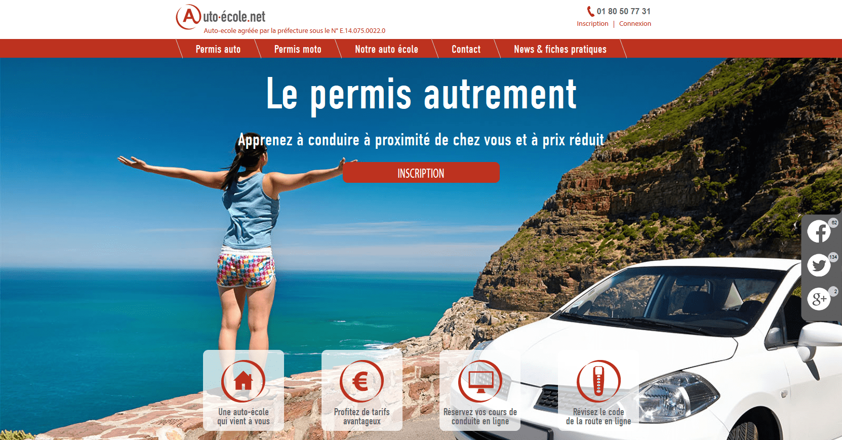 Présentation de auto école en ligne