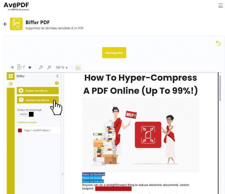 Comment Biffer un PDF en Ligne