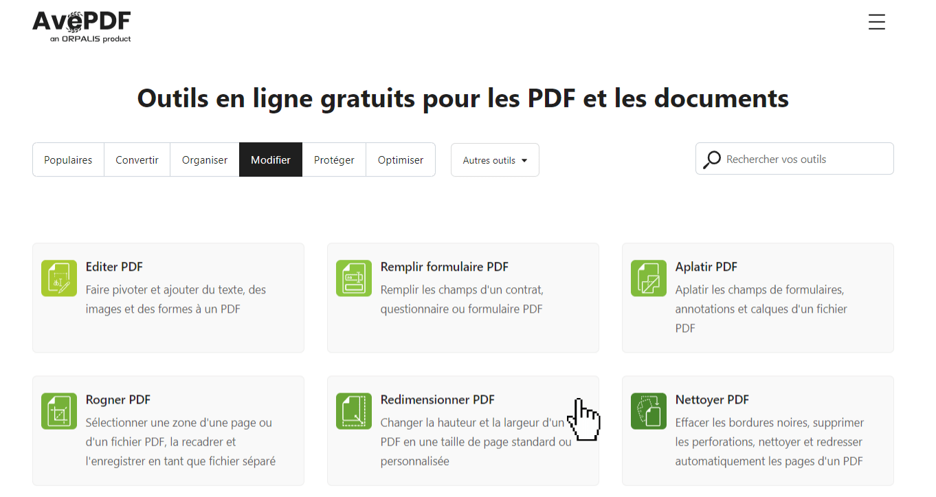 Comment Redimensionner les Pages d’un PDF en Ligne AvePDFBlog