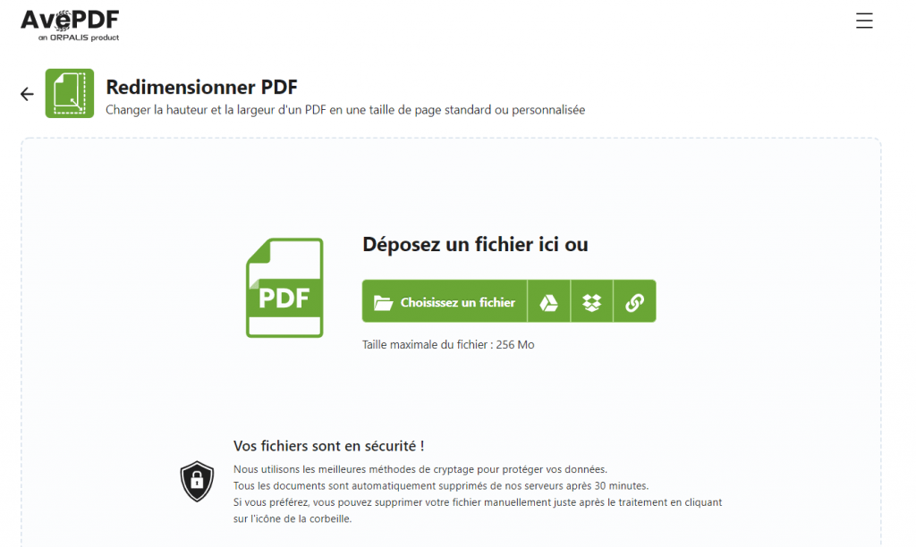 Comment Redimensionner les Pages d’un PDF en Ligne AvePDFBlog