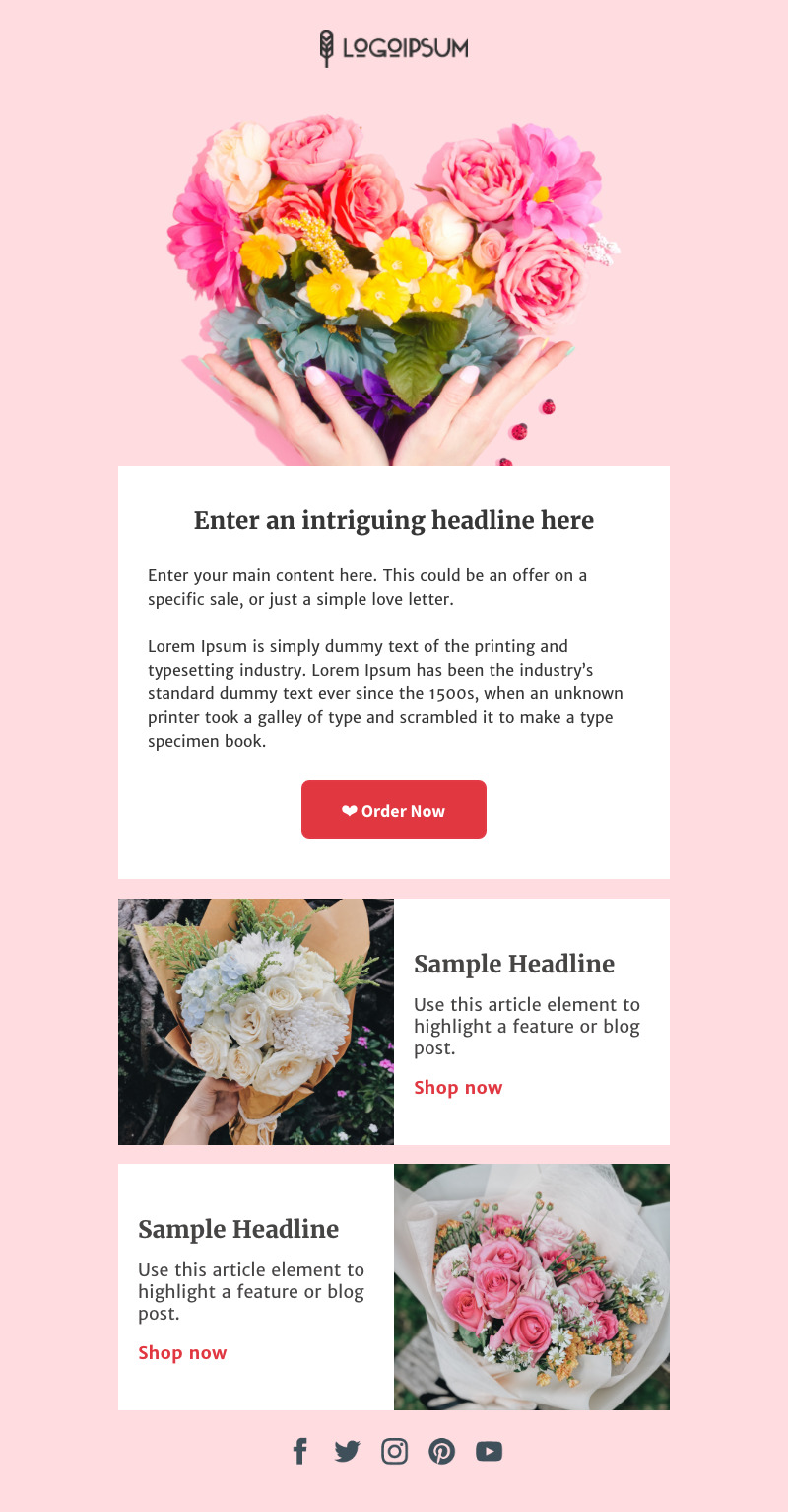 Valentine's Day Email Marketing Ideas and Examples Aer