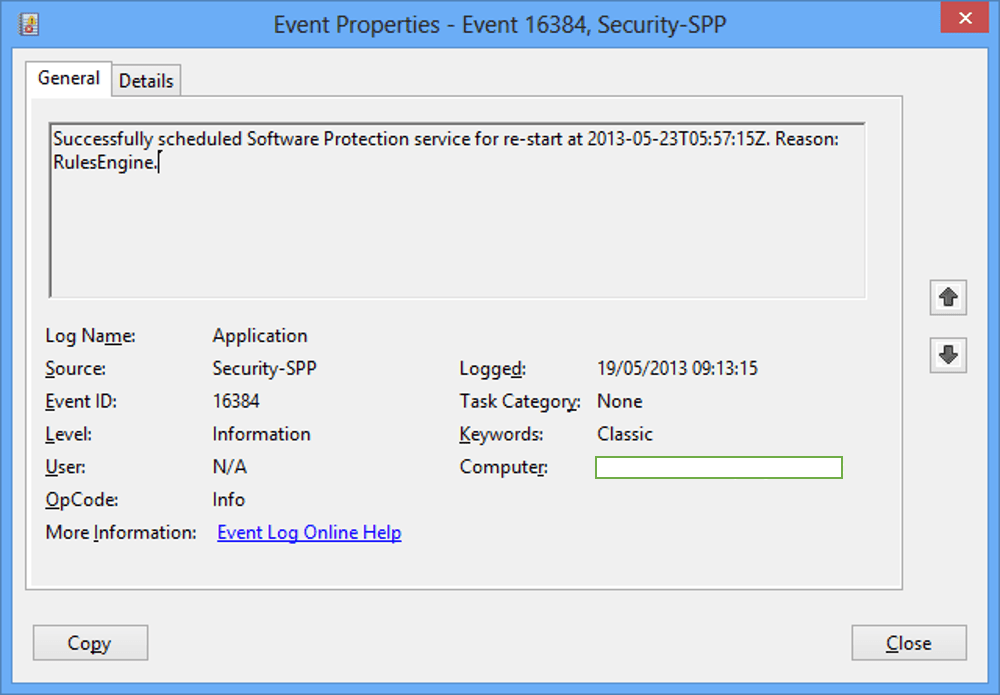 Filtering Windows Event Log using XPath BackSlasher