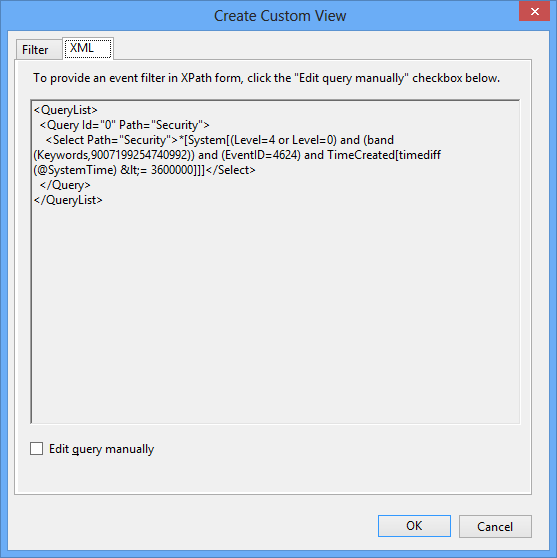 Filtering Windows Event Log using XPath BackSlasher