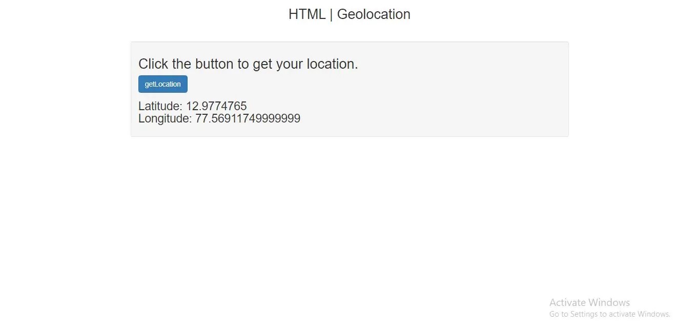 How To Get Geolocation Using Javascript With Example