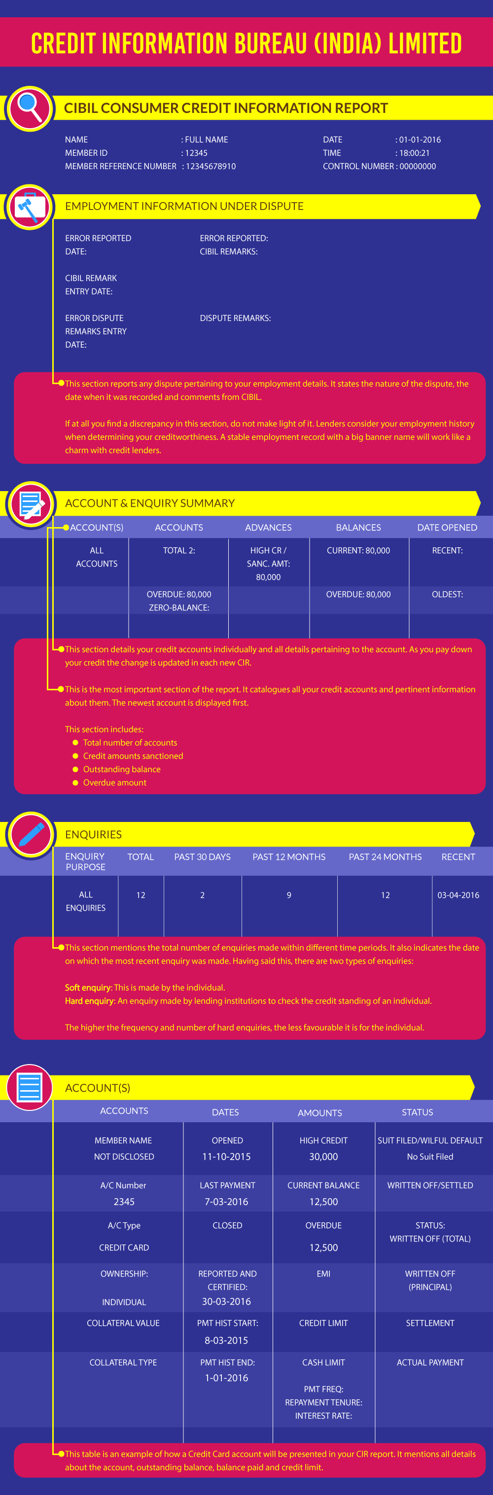 How To Read Your CIBIL Report