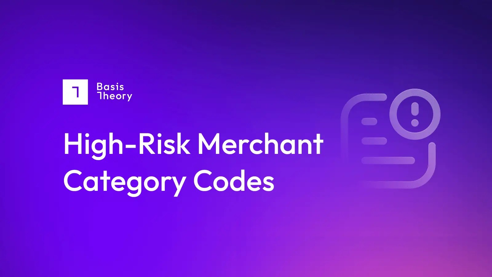 HighRisk Merchant Category Codes (MCCs) & Their Risks