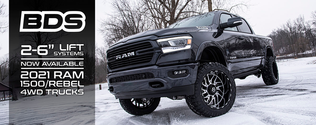Lift Systems and Accessories for the 2021 RAM 1500 4WD Trucks