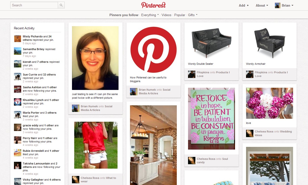 What Gets RePinned Most on Pinterest? Brian Thomas Humek