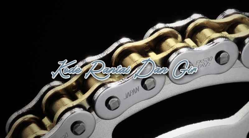 baca kode rantai dan gear motor