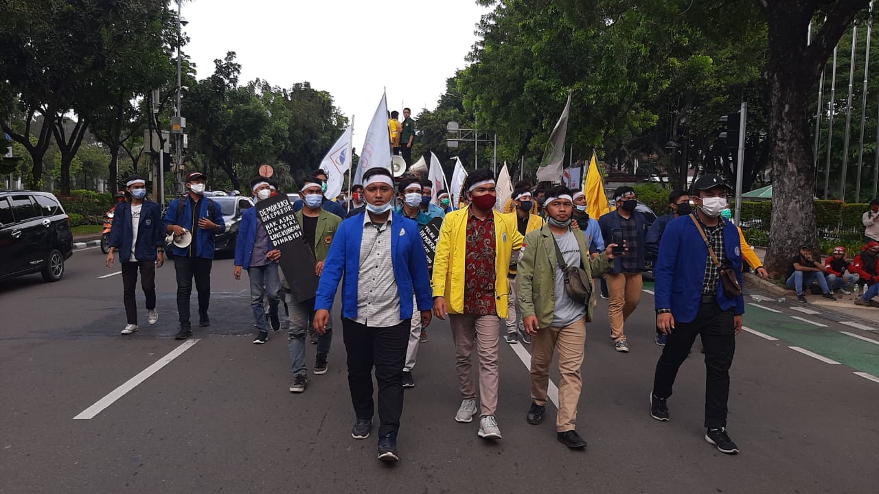 Aksi Nasional Pencabutan UU No.11 Tahun 2020 BEM Unsoed