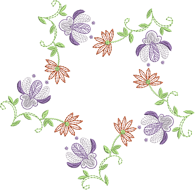 Blumenkranz mit der V7 erstellt » BERNINA Blog