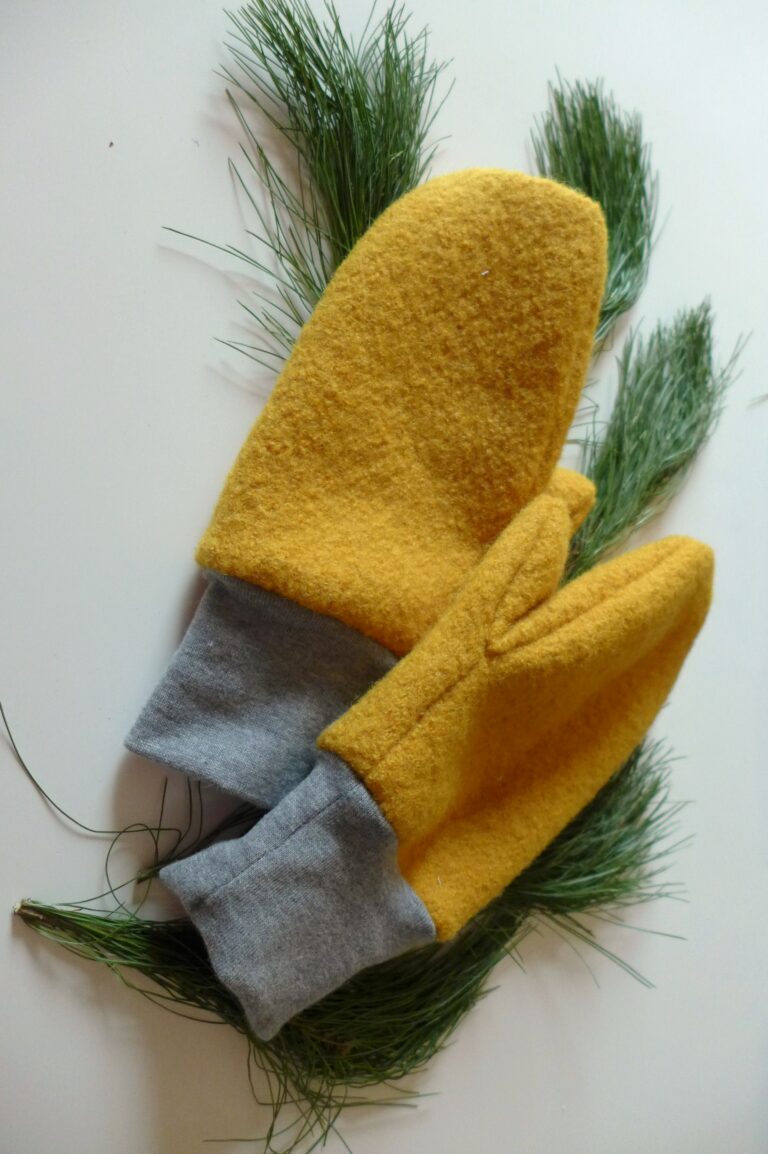 Handschuhe für Groß und Klein nähen mit Link zum Schnittmuster