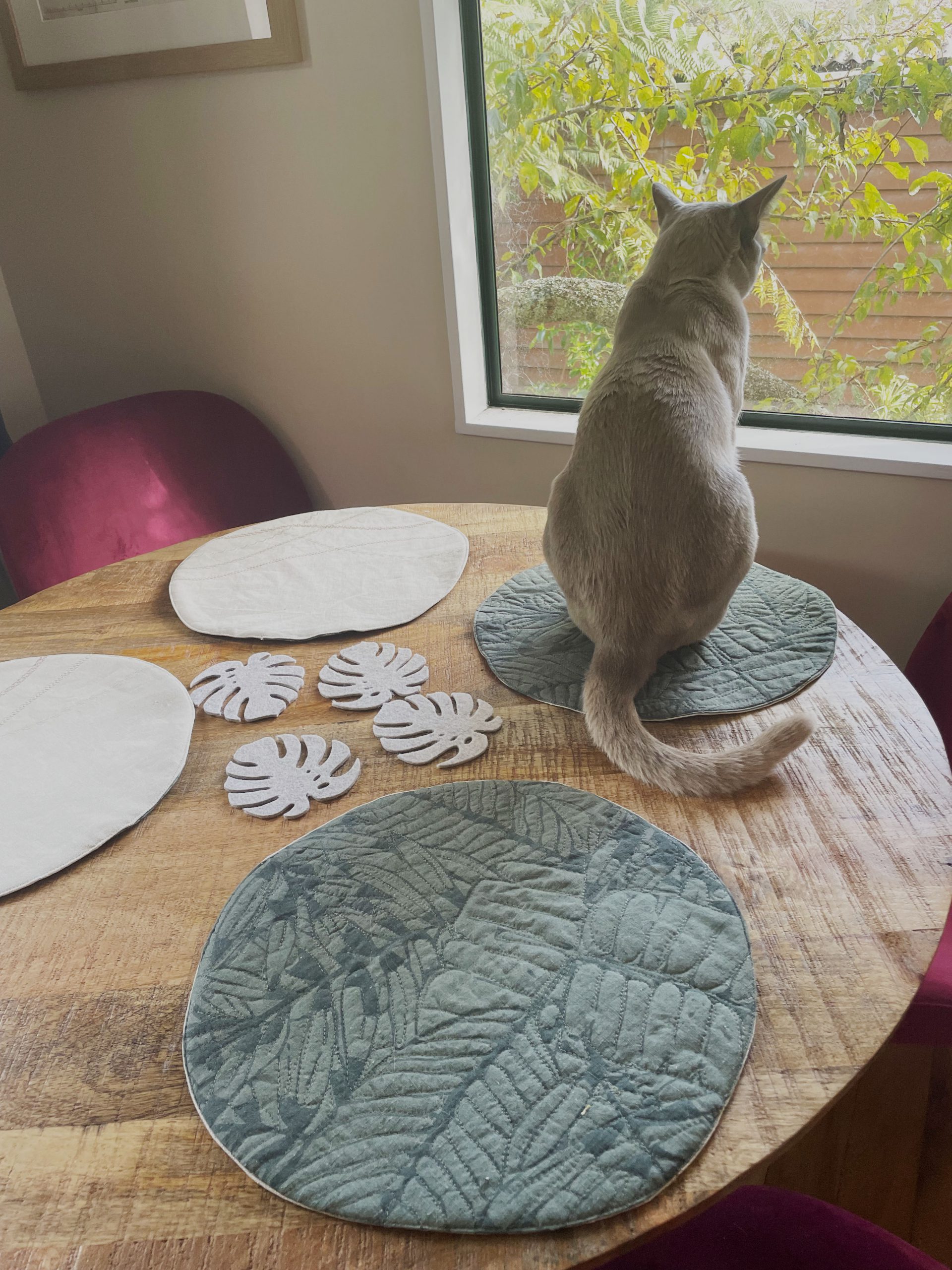 How to Sew Reversible Placemats with Decorative Stitches » BERNINA Blog