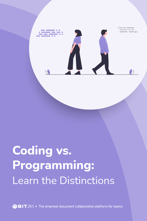 Coding Vs Programming What's The Difference? Bit Blog