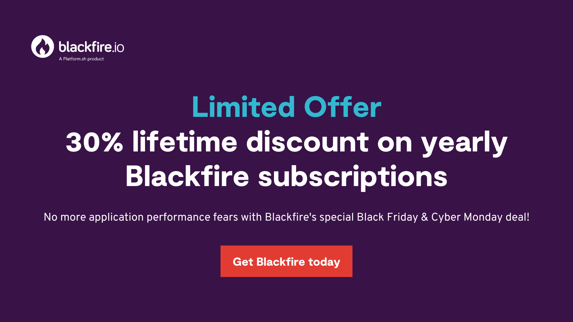 Limited offer get a 30 lifetime discount on new yearly subscriptions Blackfire.io Le Blog